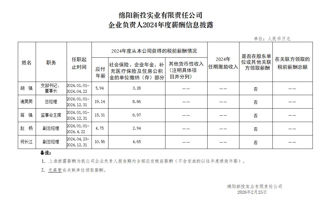 綿陽新投實業(yè)有限責任公司企業(yè)負責人2024年度薪酬信息披露(1)_01.jpg